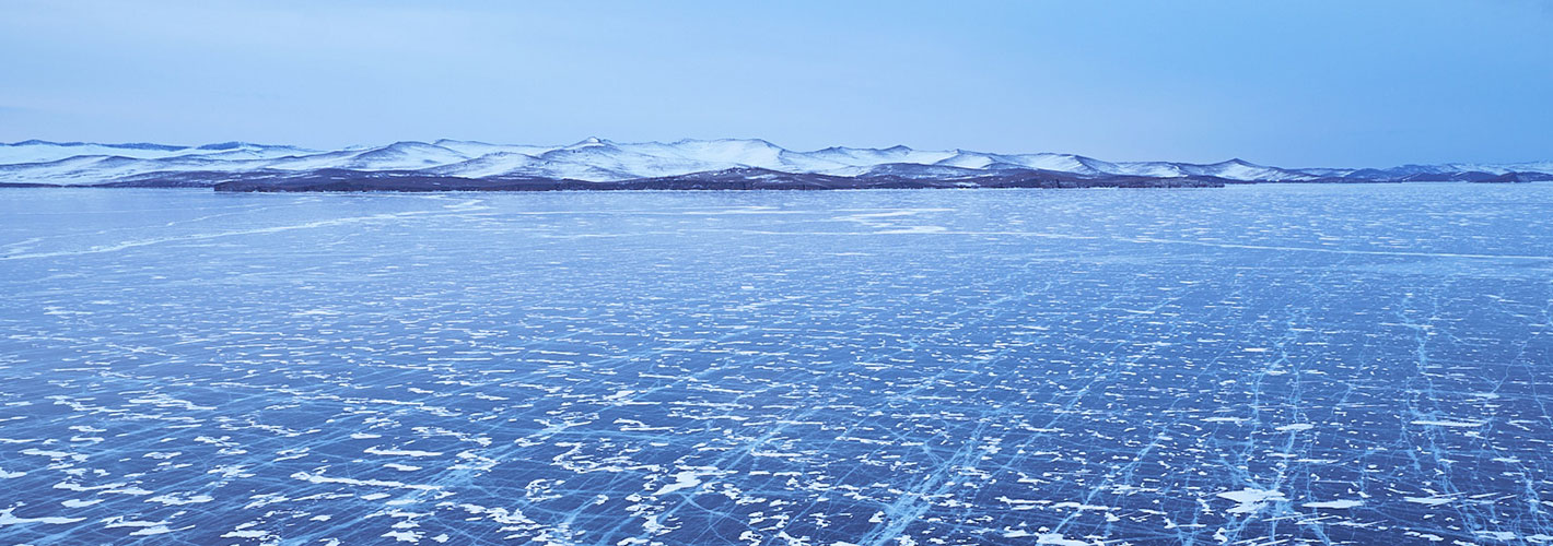 바이칼 호수 겨울 사진